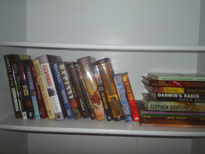 The collection of Worldcon books