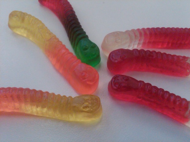 Gummy worms!