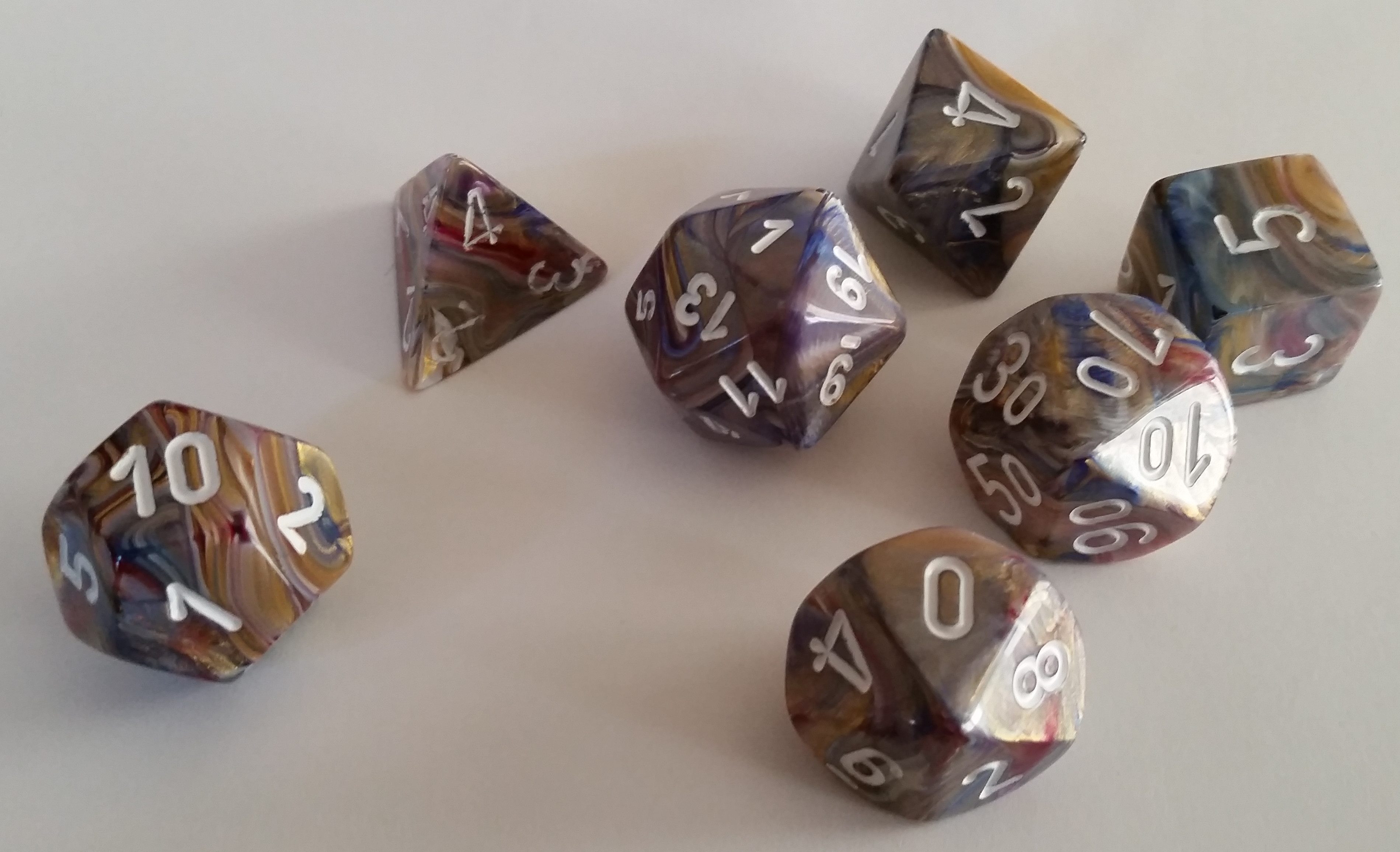 A collection of dice